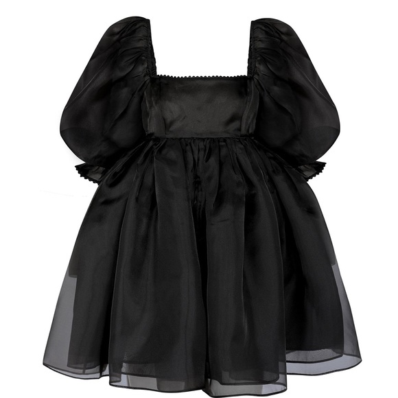 Selkie Dresses & Skirts - Black selkie Puff Sleeve Dress